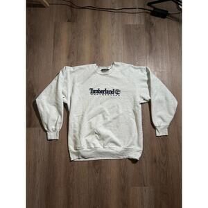 Vintage 90s Timberland Weathergear Sweatshirt Crewneck Made in USA Grey XL